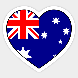 Heart - Australia _047 Sticker